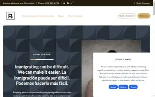 The Riches Law Firm of Greenville website