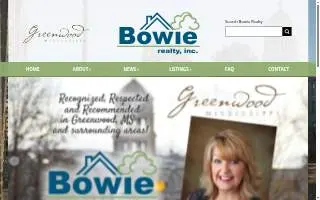Bowie Realty Inc website