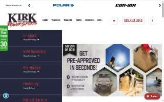 Kirk Brothers Powersports website