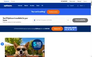 Optimum of Greenwood website