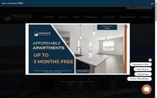 Terrace View Apartments website