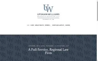 Upshaw Williams Biggers website