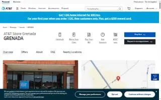 AT&T Store of Grenada website