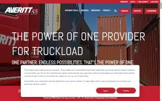 Averitt Express of Grenada website