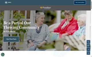 Providence Assisted Living of Grenada website