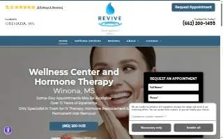 Revive Wellness of Grenada website