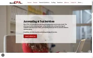 Berel CPA of Gulf Hills website