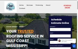 Coast Pros Roofing of Gulf Hills website