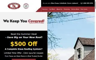 Fortenberry Roofing of Gulf Hills website