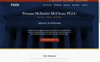 Page, Mannino, Peresich & McDermott of Gulf Hills website