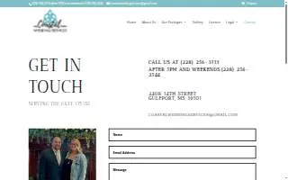 Coastal Wedding Services LLC website