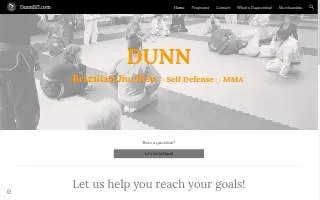 Dunn Brazilian Jiu Jitsu website