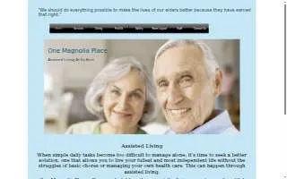 One Magnolia Place of Gulfport website
