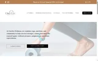 OneZen Wellness of Gulfport website