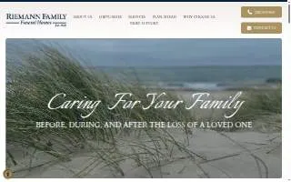 Riemann Family Funeral Homes of Gulfport website