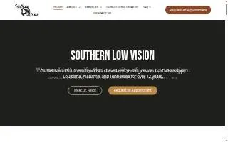 Southern Low Vision- Gulfport website