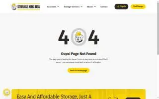 Storage King USA of Gulfport website