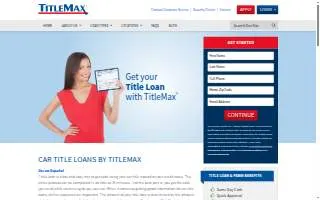 TitleMax Title Loans of Gulfport website