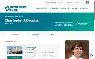 Christopher J. Douglas, MD, FACC - Hattiesburg Clinic Heart & Vascular