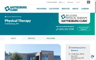 Hattiesburg Clinic Bellevue Physical Therapy