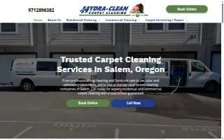 Hydra Clean Carpet Cleaning of Hattiesburg website