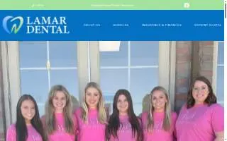 Lamar Dental website