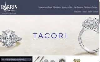 Parris Jewelers of Hattiesburg website