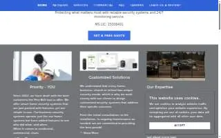 Priority Alert LLC of Hattiesburg website