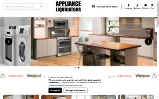Appliance Liquidators of Hernando website