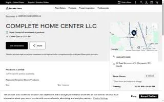 Complete Home Center of Hernando website