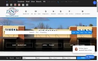 DeSoto Auto Sales of Hernando website
