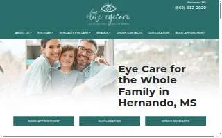 Elite Eyecare of Hernando website