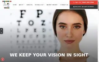 Henderson Vision Center website