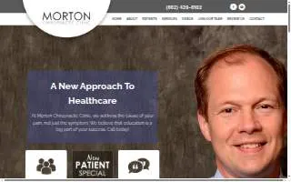Morton Chiropractic Clinic website