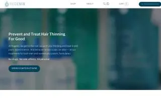 Regenix MD website