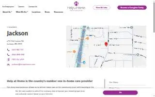 Help at Home of Jackson website