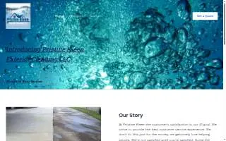 Pristine Kleen Exterior Cleaning LLC website