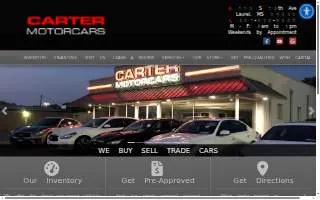 Carter Motorcars website