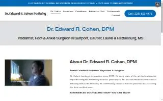 Cohen Edward DPM of Laurel website