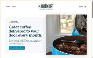 Manuscript Coffee