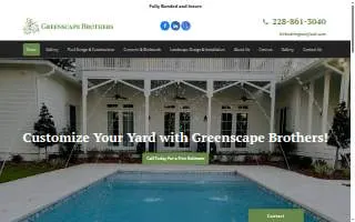 Greenscape Brothers Inc website