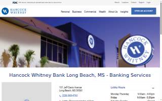 Hancock Whitney Bank