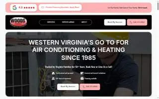 Woods Pump and Well Services LLC website