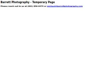 Barrett Photography website