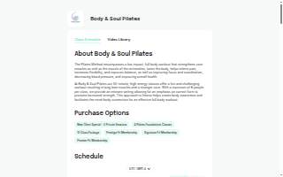 Body & Soul Pilates