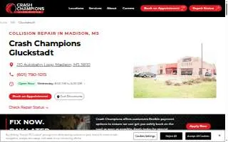 Crash Champions Collision Repair Gluckstadt website
