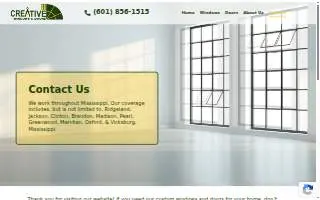 Creative Windows And Doors LLC of Madison website