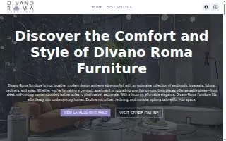 Divano Furniture of Madison website