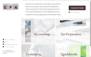 Fred Richards, CPA website