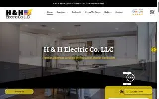 H & H Electric Co. of Madison website